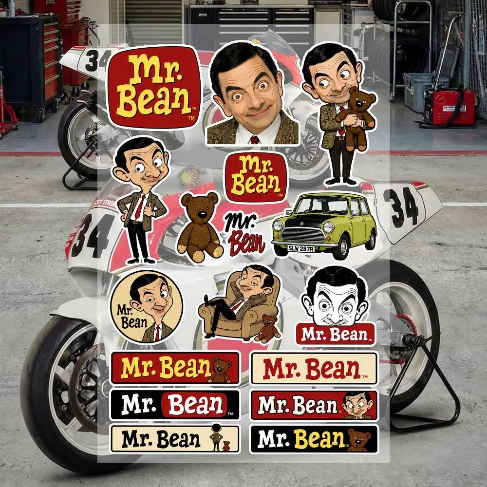 Mr B-Bean Stickers Waterproof Vinyl Decals for Motorcycle cars bicycles skateboards Laptop Water Bottle Phone Case
Mr B-Bean Stickers Waterproof Vinyl Decals for Motorcycle cars bicycles skateboards Laptop Water Bottle Phone Case