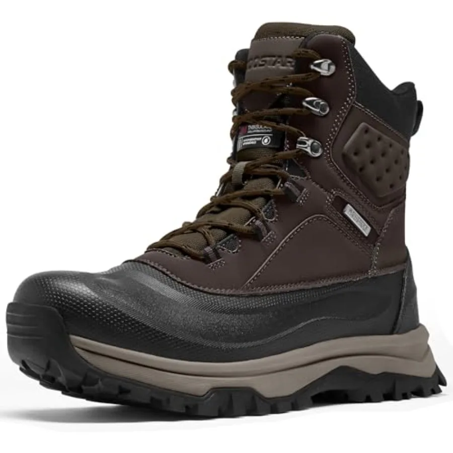 Coostar Snow Boots for Men Insulated Waterproof Winter Boots Outdoor Boot for Cold Weather
Coostar Snow Boots for Men Insulated Waterproof Winter Boots Outdoor Boot for Cold Weather