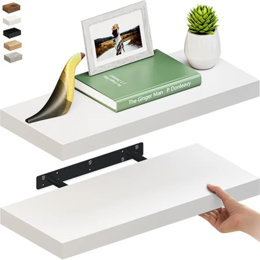 Floatg Shelf, -Pack 4" Floating Shelves for Wall, Wood Wall Shelf for Home Décor, Floatg Shelves for Bathroom, Livg Room, Bedro
Floatg Shelf, -Pack 4" Floating Shelves for Wall, Wood Wall Shelf for Home Décor, Floatg Shelves for Bathroom, Livg Room, Bedro
