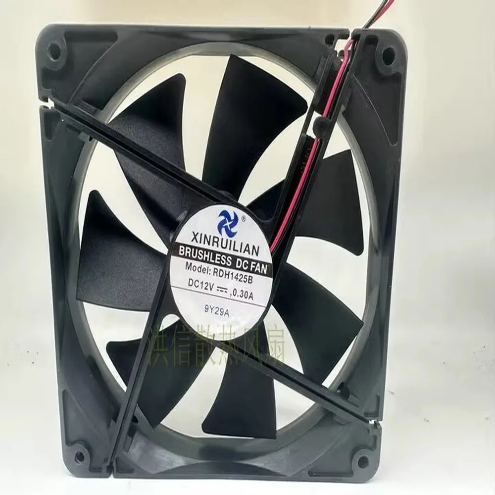 For XINRUILIAN RDH1425B 14025 DC12V 0.30A 14CM 2-Wire Large Airflow Cooling Fan
For XINRUILIAN RDH1425B 14025 DC12V 0.30A 14CM 2-Wire Large Airflow Cooling Fan