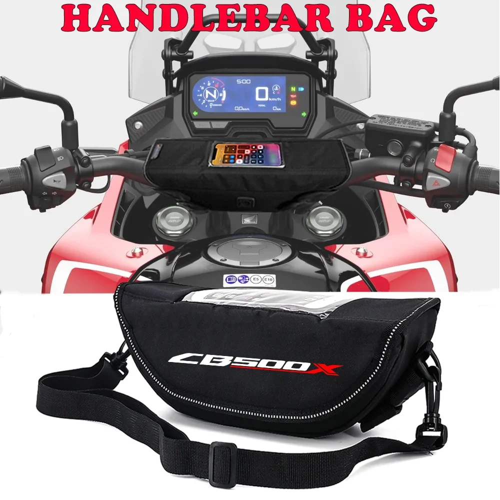Motorcycle handlebar bag For HONDA CB500X Motorcycle Accessory Waterproof and Dustproof Handlebar Storage Bag
Motorcycle handlebar bag For HONDA CB500X Motorcycle Accessory Waterproof and Dustproof Handlebar Storage Bag