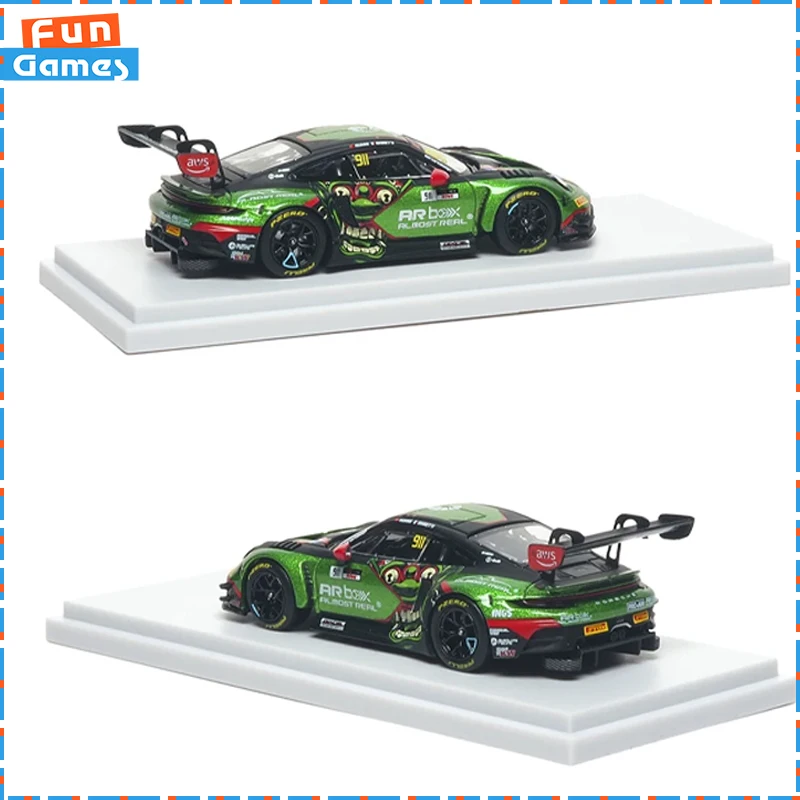 New Original Almost Real 1:64 Porsche 911 GT3 R GT Race Car Diecast Model Track Livery Collectible Car Ornament Toys Gifts
New Original Almost Real 1:64 Porsche 911 GT3 R GT Race Car Diecast Model Track Livery Collectible Car Ornament Toys Gifts