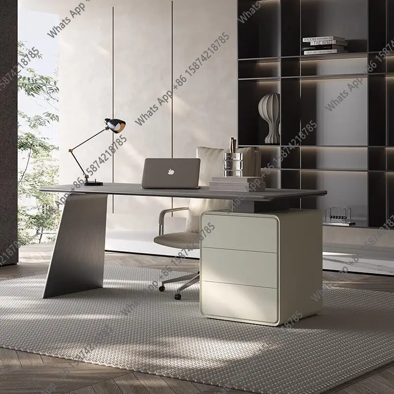 Light luxury rock slab desk Italian minimalist home computer desk high-end writing desk post-modern senior study office
Light luxury rock slab desk Italian minimalist home computer desk high-end writing desk post-modern senior study office