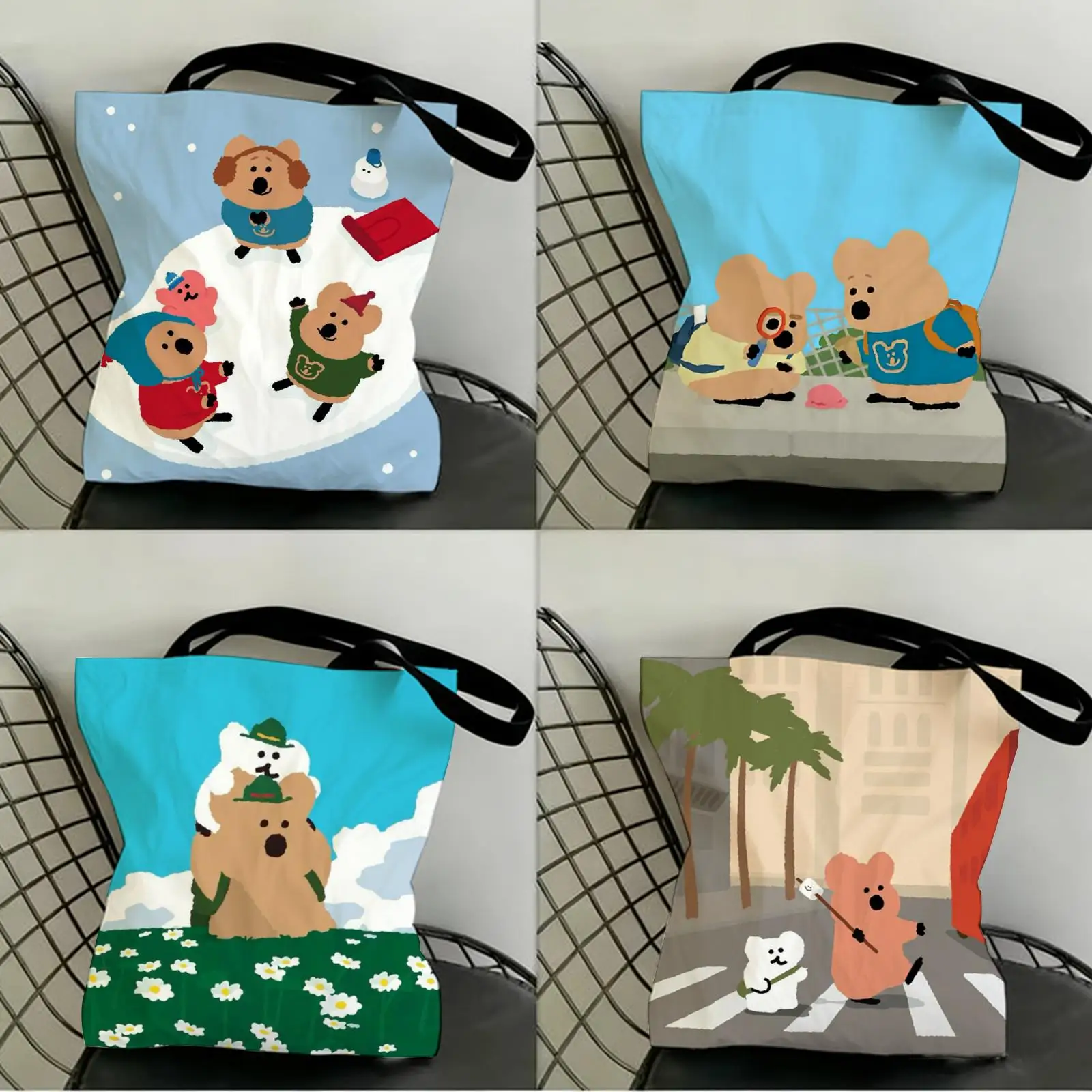 Cartoon D-Dinotaengs Cute Storage Bags Canvas Double-Sided Print Shopping Bag Large Capacity Aesthetic Reusable Tote Bag
Cartoon D-Dinotaengs Cute Storage Bags Canvas Double-Sided Print Shopping Bag Large Capacity Aesthetic Reusable Tote Bag