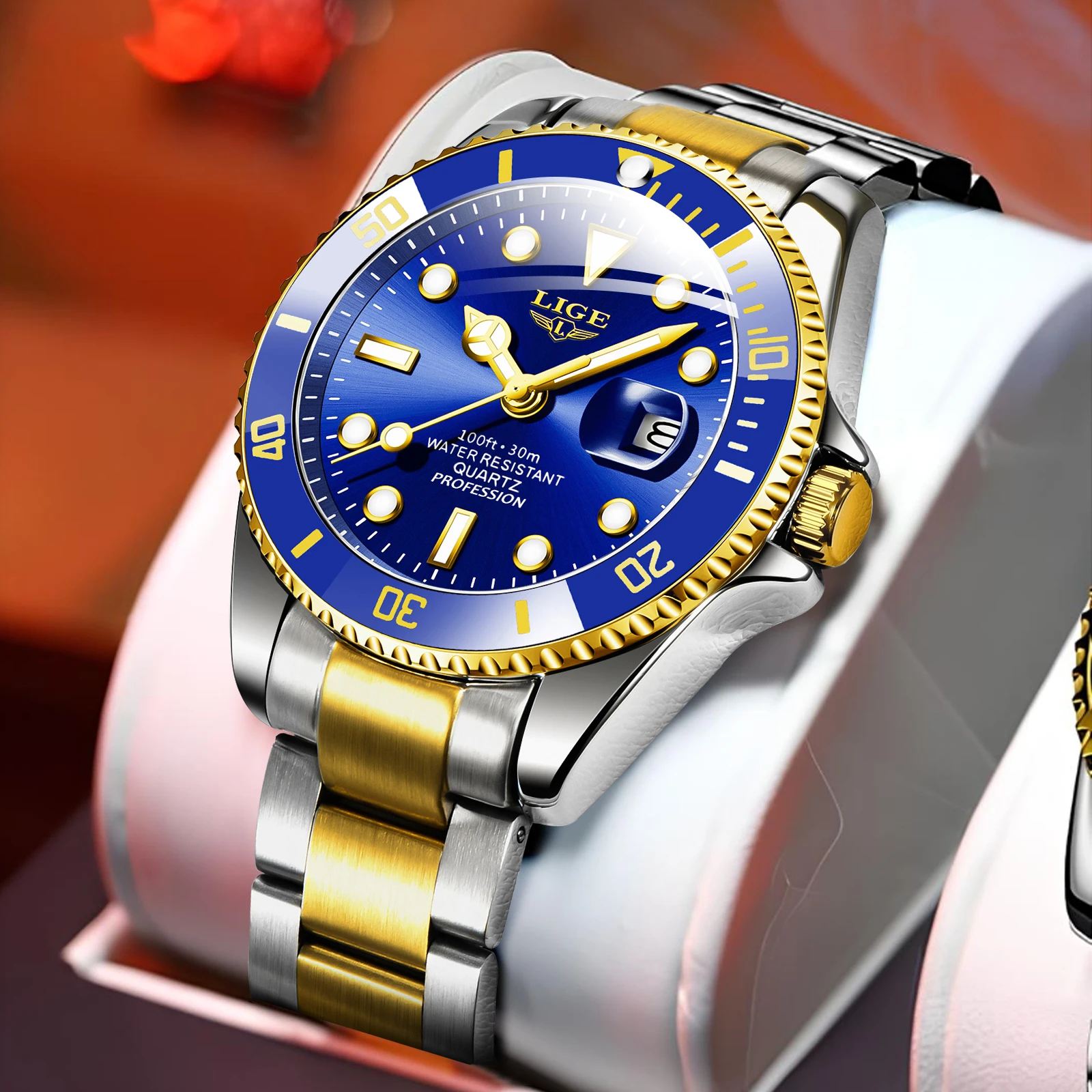 LIGE Top Brand Luxury Fashion Diver Watch Men 30ATM Waterproof Date Clock Sport Watches Mens Quartz Wristwatch Relogio Masculino
LIGE Top Brand Luxury Fashion Diver Watch Men 30ATM Waterproof Date Clock Sport Watches Mens Quartz Wristwatch Relogio Masculino
