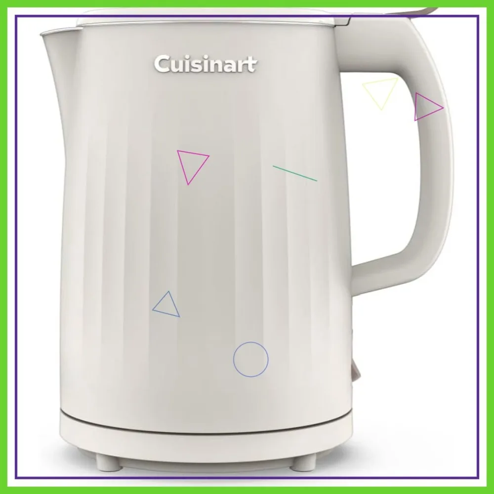 Электрический чайник на 1 литр с внутренней частью из нержавеющей стали, быстрое кипячение одним нажатием для чая и многого другого
Электрический чайник на 1 литр с внутренней частью из нержавеющей стали, быстрое кипячение одним нажатием для чая и многого другого