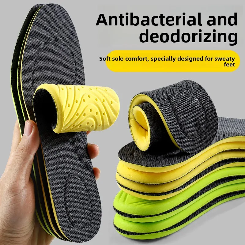 Insole 7A Grade Bacteriostatic Deodorant Sports Breathable Sweat Absorption High Elastic Shock Absorption Casual Running
Insole 7A Grade Bacteriostatic Deodorant Sports Breathable Sweat Absorption High Elastic Shock Absorption Casual Running