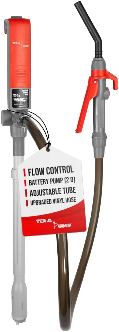 Портативный насос для перекачки топлива с питанием от аккумулятора, 2,6 гал/мин, с быстросъемным соплом и регулируемым входом для бензина, дизельного топлива, DEF
Портативный насос для перекачки топлива с питанием от аккумулятора, 2,6 гал/мин, с быстросъемным соплом и регулируемым входом для бензина, дизельного топлива, DEF