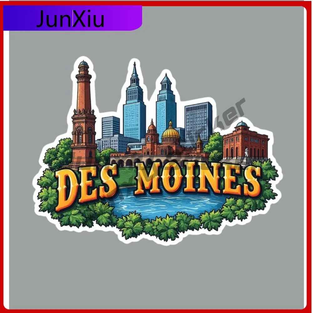 Des Moines Iowa Fridge Or Laptop Car Stickers Waterproof Decals Accessory For Suv Camper Windshield Bumper Decoration Accessorie
Des Moines Iowa Fridge Or Laptop Car Stickers Waterproof Decals Accessory For Suv Camper Windshield Bumper Decoration Accessorie