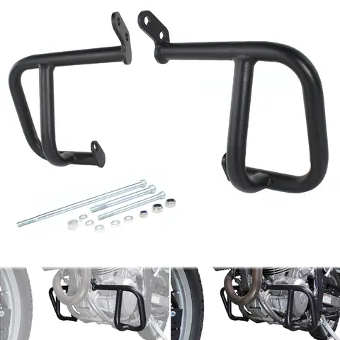 Motorcycle Steel Bumper Crash Bars Frame Protector Engine Guards Crash Cage DR 650 DR650 DR650S DR650SE 1996-2025 For Suzuki