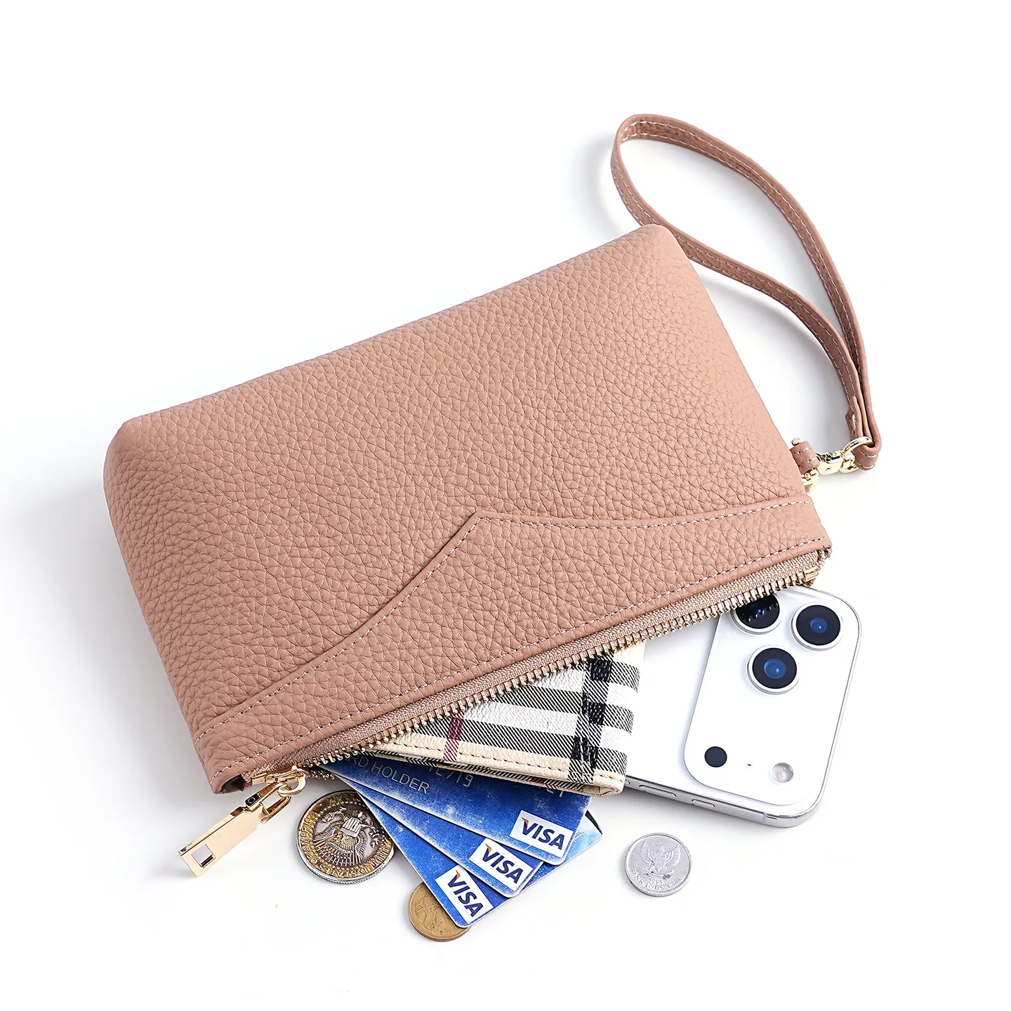 Wristlet Wallet for Women Large Capacity Leather Clutch Purse Ladies Wrist Bag for Travel Credit Card Holder Phone Organizer
Wristlet Wallet for Women Large Capacity Leather Clutch Purse Ladies Wrist Bag for Travel Credit Card Holder Phone Organizer