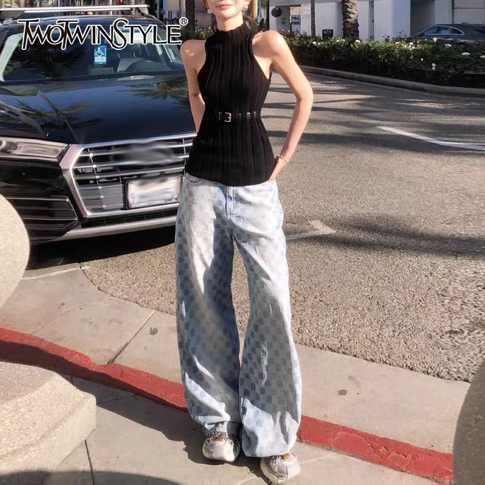 TWOTWINSTYLE, однотонный комплект из двух предметов с поясом, женская водолазка, жилет без рукавов, элитный женский комплект брюк, осенняя мода, новинка
TWOTWINSTYLE, однотонный комплект из двух предметов с поясом, женская водолазка, жилет без рукавов, элитный женский комплект брюк, осенняя мода, новинка