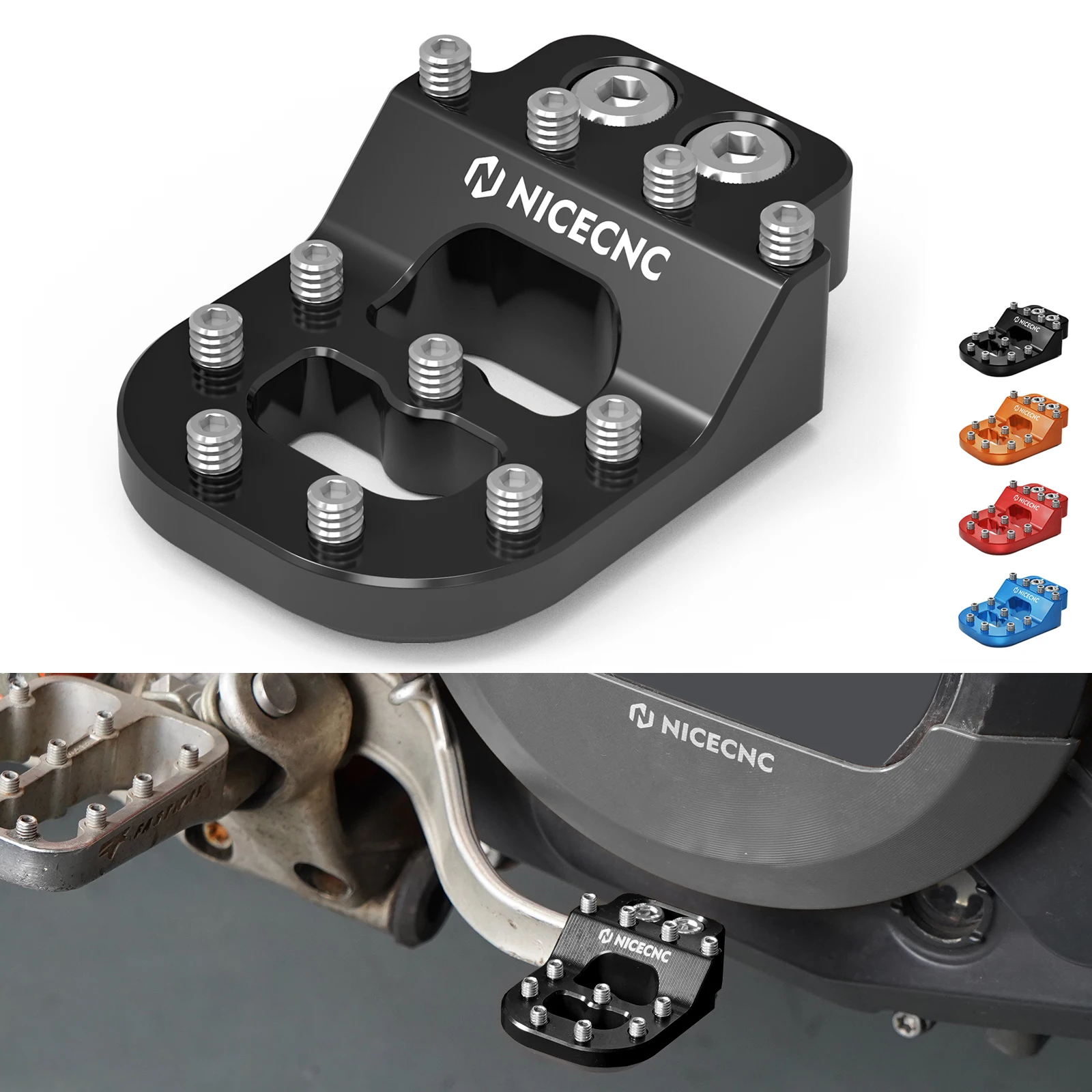 For 2016-2023 Husqvarna 701 Enduro 701 Supermoto Stepped Brake Pedal Tip Pad for KTM 690 Enduro R 08-23 690 SMC R 2012-2023
For 2016-2023 Husqvarna 701 Enduro 701 Supermoto Stepped Brake Pedal Tip Pad for KTM 690 Enduro R 08-23 690 SMC R 2012-2023