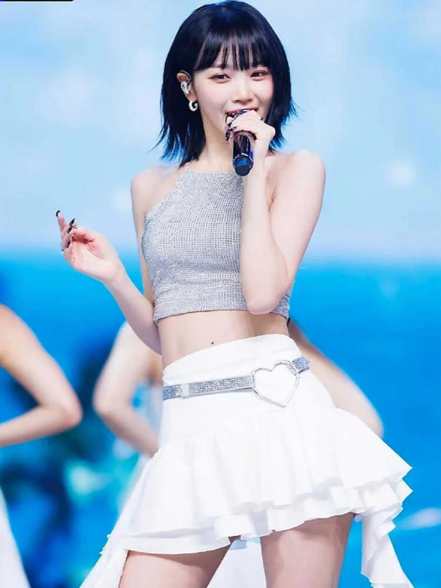 Sexy Asymmetrical Skirt Stage Performance Jazz Dance Outfit Women's Group Performance Costume Bar Performance Sexy Set
Sexy Asymmetrical Skirt Stage Performance Jazz Dance Outfit Women's Group Performance Costume Bar Performance Sexy Set