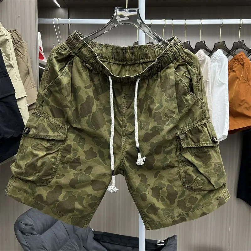 Summer Large Size 300 Pounds Hong Kong Style Camouflage Workwear Shorts Men's Loose Five-Quarter Pants Casual Loose Fit
Summer Large Size 300 Pounds Hong Kong Style Camouflage Workwear Shorts Men's Loose Five-Quarter Pants Casual Loose Fit