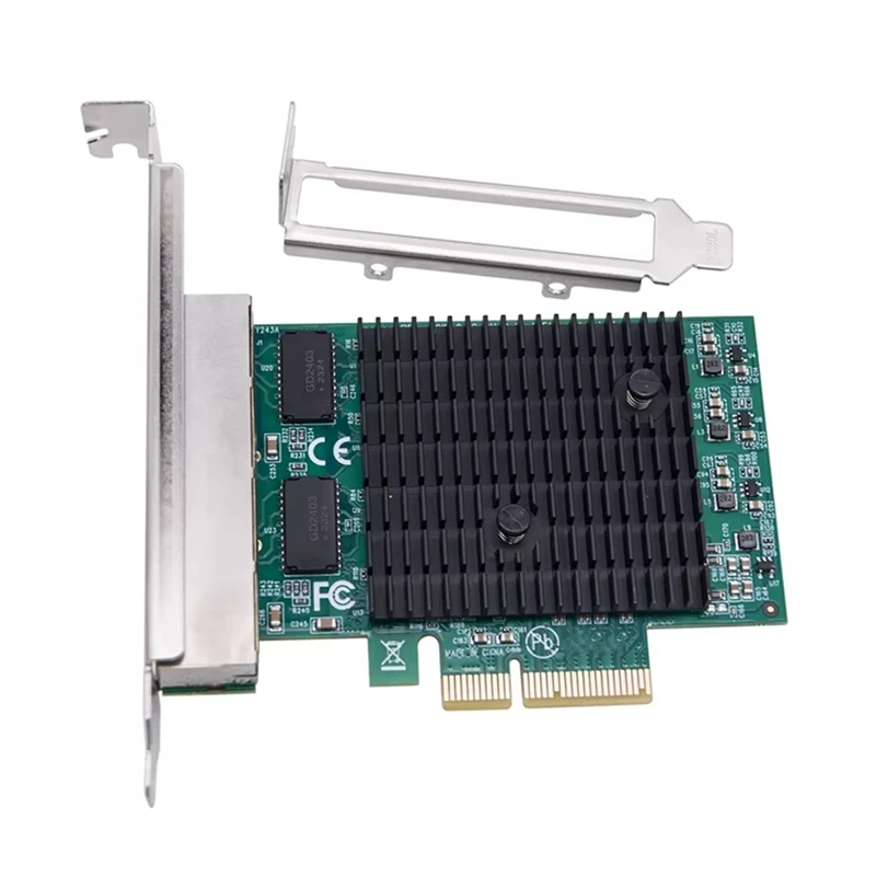 Гигабитный Ethernet-адаптер, сетевая карта PCIE 2,5G, 4-портовый RJ45, чип PCI Express X4, RTL8125BG для настольного ПК
Гигабитный Ethernet-адаптер, сетевая карта PCIE 2,5G, 4-портовый RJ45, чип PCI Express X4, RTL8125BG для настольного ПК