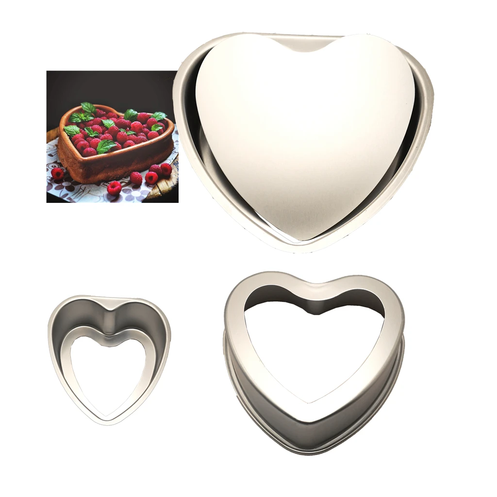 6 inch Heart-Shaped Cake Pan Baking Mold Aluminum Alloy Template Baking Dish Bakeware Mould Cheese Bread Tray Kitchen Tools
6 inch Heart-Shaped Cake Pan Baking Mold Aluminum Alloy Template Baking Dish Bakeware Mould Cheese Bread Tray Kitchen Tools