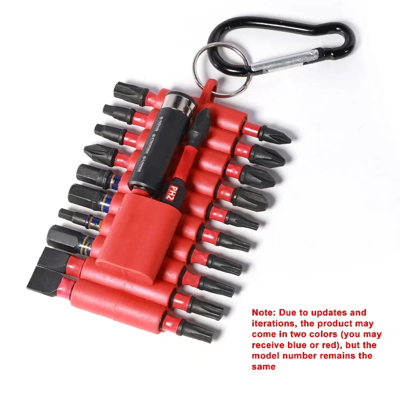 22 Pcs Impact Screwdriver Bits Set with Organizer Sleeve, Magnetic S2 Steel Multi Driver Bits and 1Pc Bit Holder
22 Pcs Impact Screwdriver Bits Set with Organizer Sleeve, Magnetic S2 Steel Multi Driver Bits and 1Pc Bit Holder