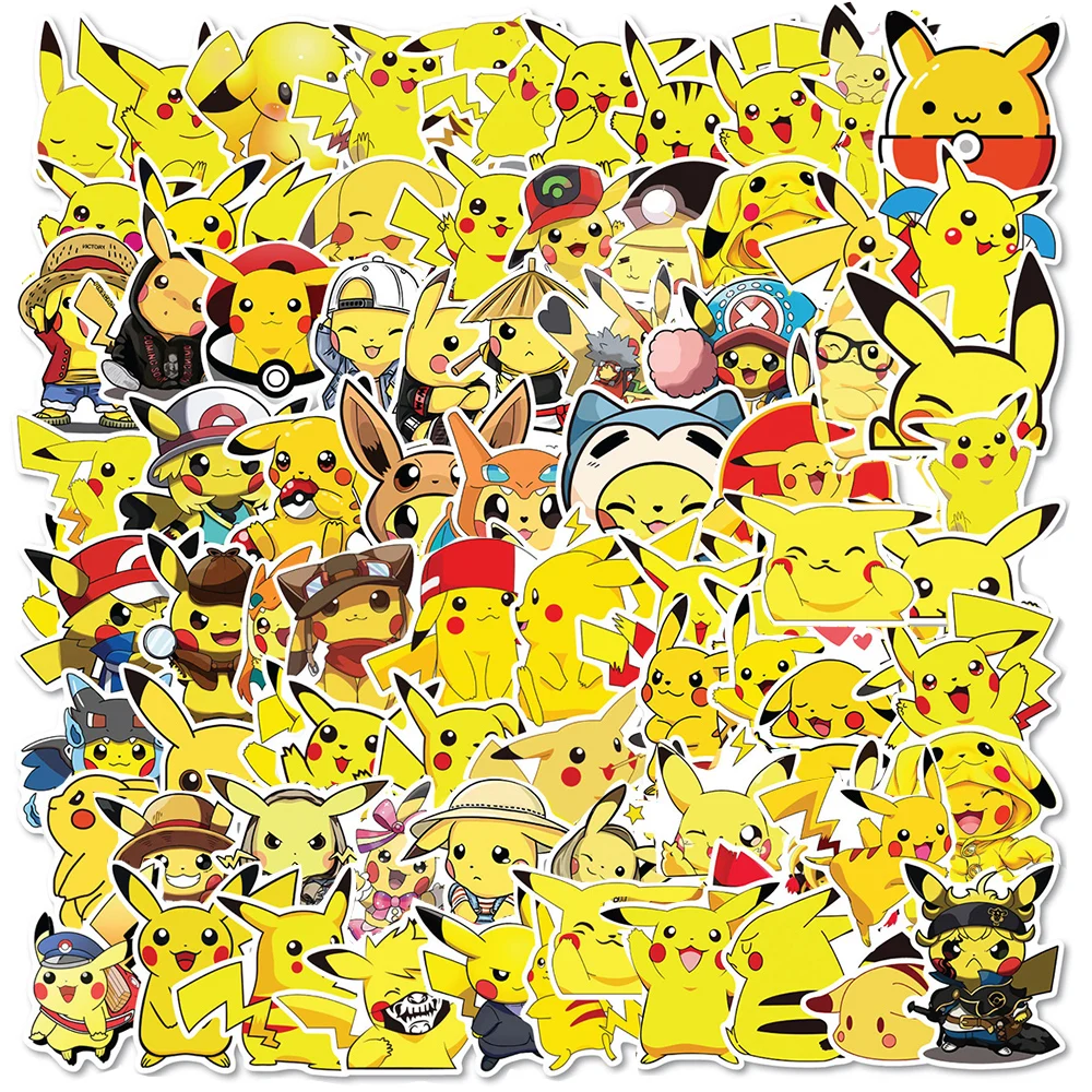 10/30/50/100pcs Pokemon Pikachu Anime Stickers Cute Cartoon Decals for Kid DIY Notebook Phone Suitcase Graffiti Sticker Toy Gift
10/30/50/100pcs Pokemon Pikachu Anime Stickers Cute Cartoon Decals for Kid DIY Notebook Phone Suitcase Graffiti Sticker Toy Gift
