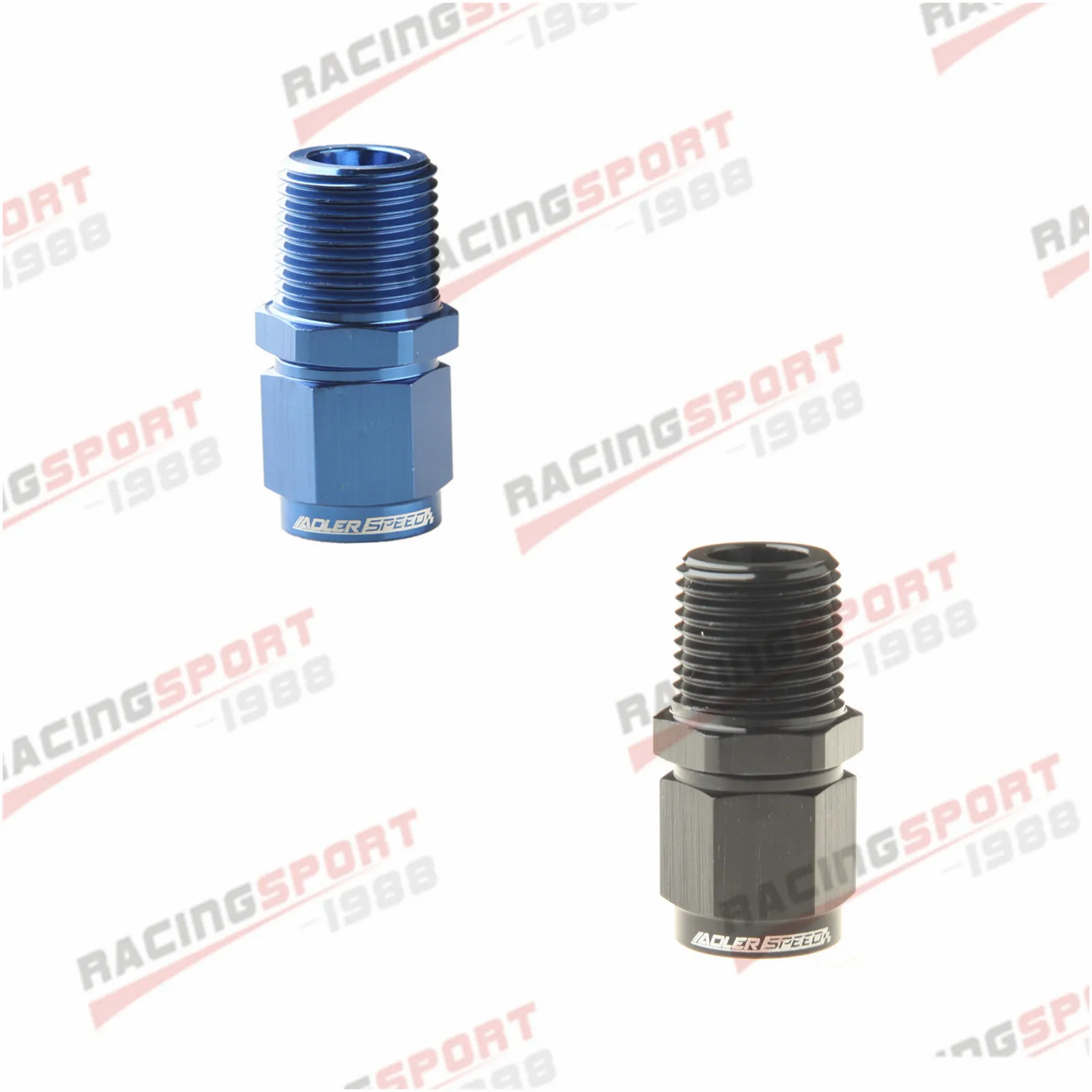 AN-12 12AN Swivel Female to 1/2" NPT Male Straight Fitting Adapter Aluminum Blue/Black
AN-12 12AN Swivel Female to 1/2" NPT Male Straight Fitting Adapter Aluminum Blue/Black