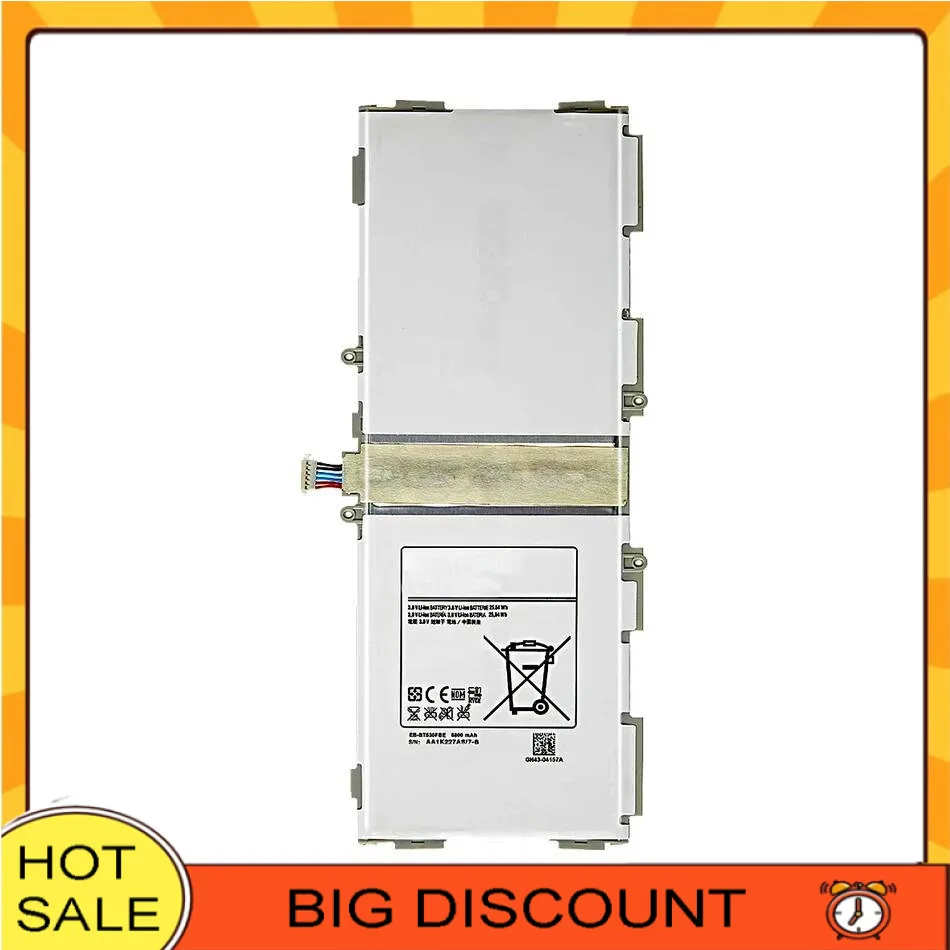 6800 мАч EB-BT530FBC Аккумулятор для планшета высокой производительности для Samsung Galaxy Tab 4 10,1 SM T530 T531 T535
6800 мАч EB-BT530FBC Аккумулятор для планшета высокой производительности для Samsung Galaxy Tab 4 10,1 SM T530 T531 T535