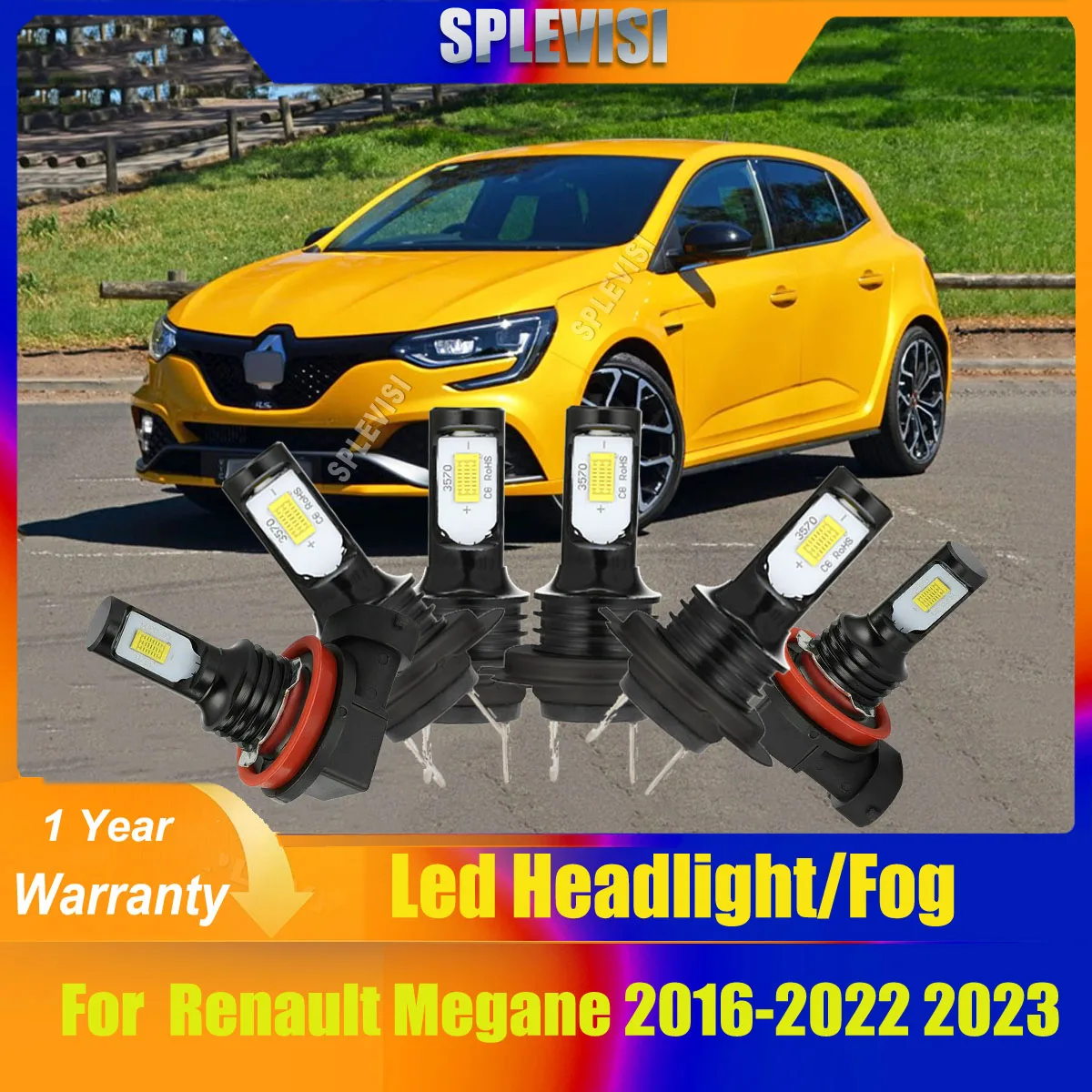 12v 24v LED Xenon White Headlights Fog Lamps 1:1 Mini Size H7 H11 For Renault Megane 2016 2017 2018 2019 2020 2021 2022 2023
12v 24v LED Xenon White Headlights Fog Lamps 1:1 Mini Size H7 H11 For Renault Megane 2016 2017 2018 2019 2020 2021 2022 2023