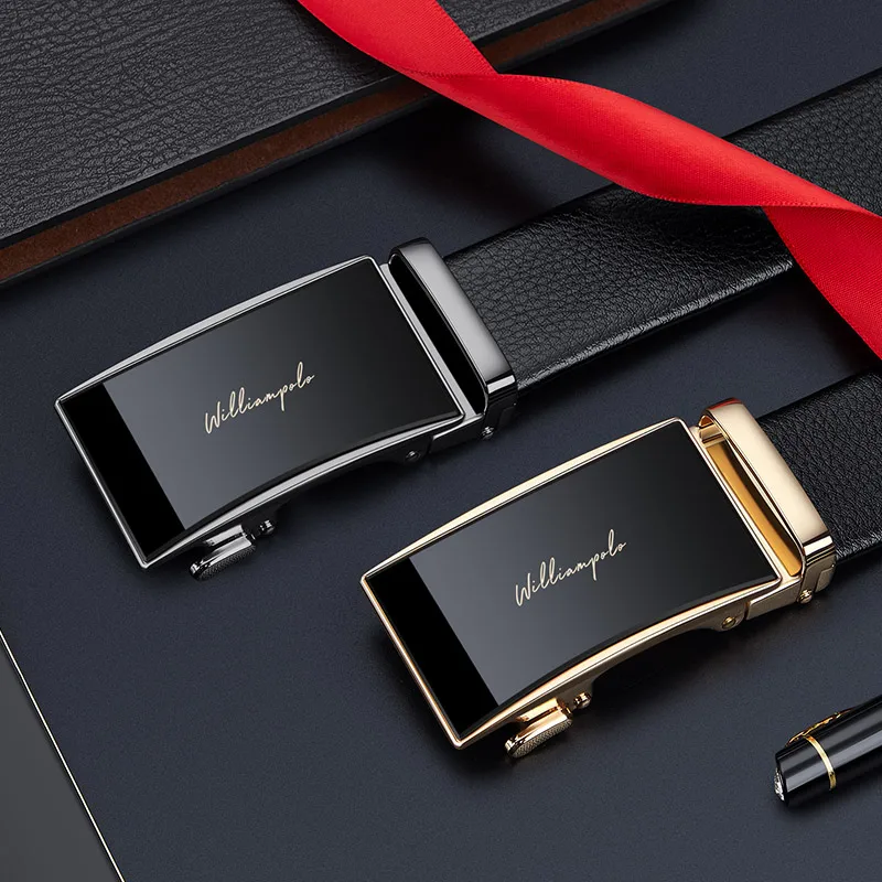 Luxury Brand Belt Men Genuine Leather Casual Formal Work Belt Ratchet with Automatical Buckle
Luxury Brand Belt Men Genuine Leather Casual Formal Work Belt Ratchet with Automatical Buckle