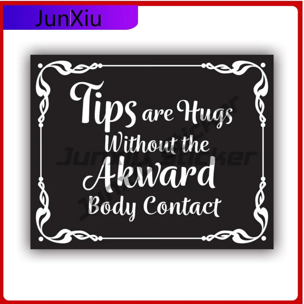 Tips Are Hugs Stickerwaterproof Outdoor Decalstipping Cute Bumper Waterproof Vinyl Decal For Car Windows And Trunks Creative
Tips Are Hugs Stickerwaterproof Outdoor Decalstipping Cute Bumper Waterproof Vinyl Decal For Car Windows And Trunks Creative