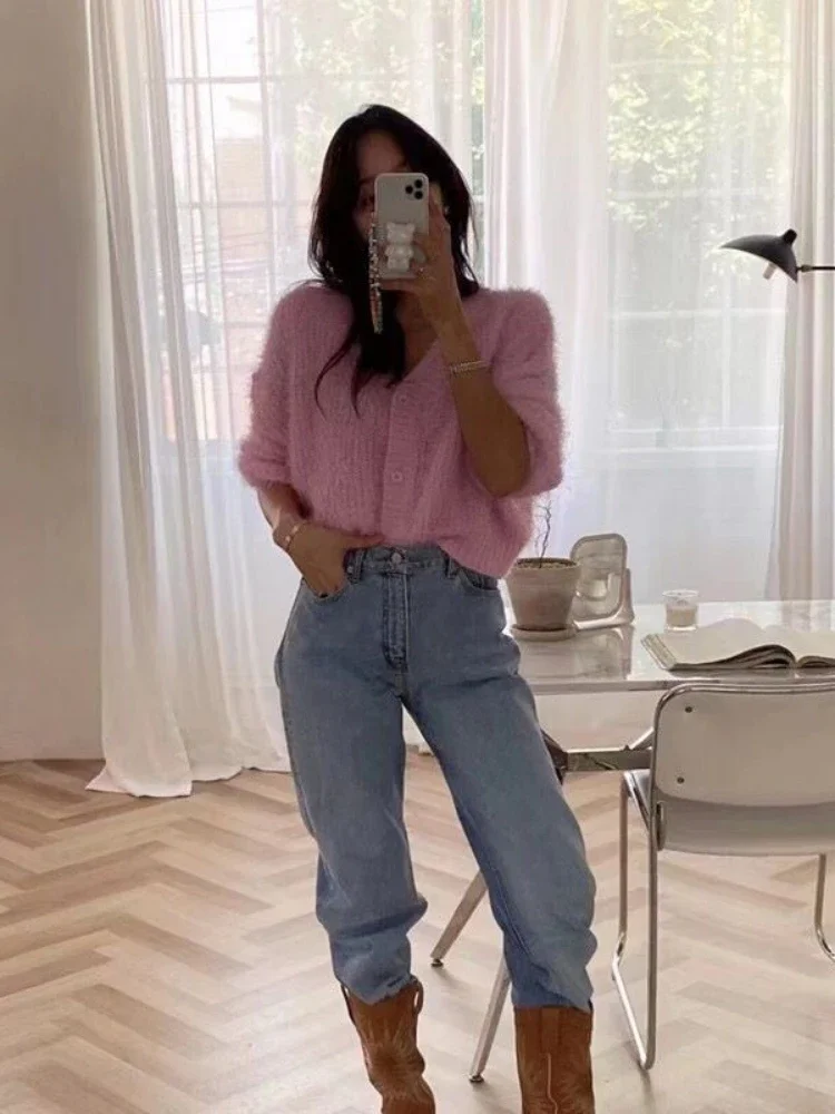 Winter Women Sweater Knitted Cardigan Oversize Girls Sweater Woman Cashmere Pullover Tops Long Sleeve Maxi Vintage Y2k Thick
Winter Women Sweater Knitted Cardigan Oversize Girls Sweater Woman Cashmere Pullover Tops Long Sleeve Maxi Vintage Y2k Thick