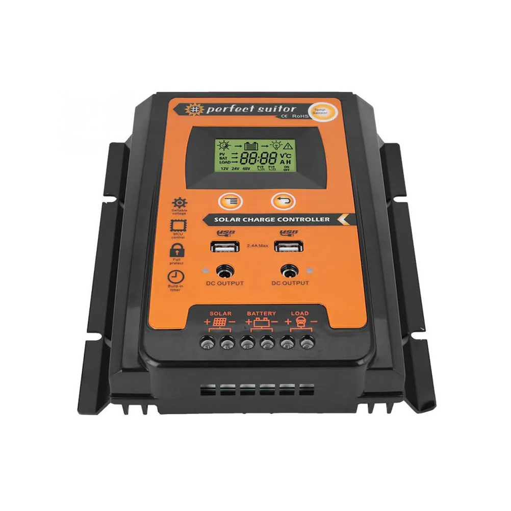 30A 50A Solar Charge Controller LCD Display PWM Charging Protection Overcurrent Short Circuit Solar Controller
30A 50A Solar Charge Controller LCD Display PWM Charging Protection Overcurrent Short Circuit Solar Controller