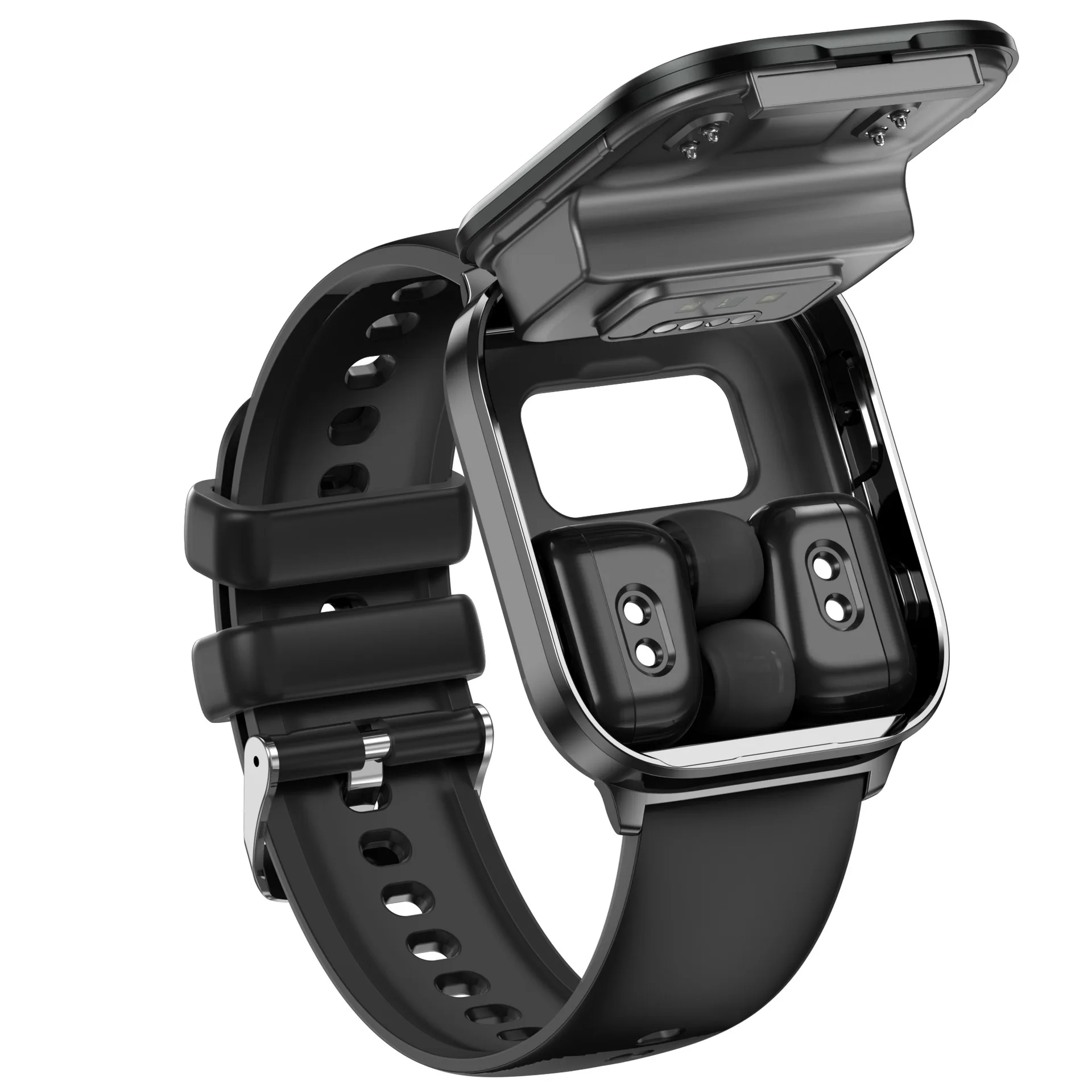2025 New 2-in-1 Smart Watch & TWS Earphones, Bluetooth Calls/NFC/Waterproof/Magnetic Charging, 1.8'' Touchscreen for Android iOS
2025 New 2-in-1 Smart Watch & TWS Earphones, Bluetooth Calls/NFC/Waterproof/Magnetic Charging, 1.8'' Touchscreen for Android iOS