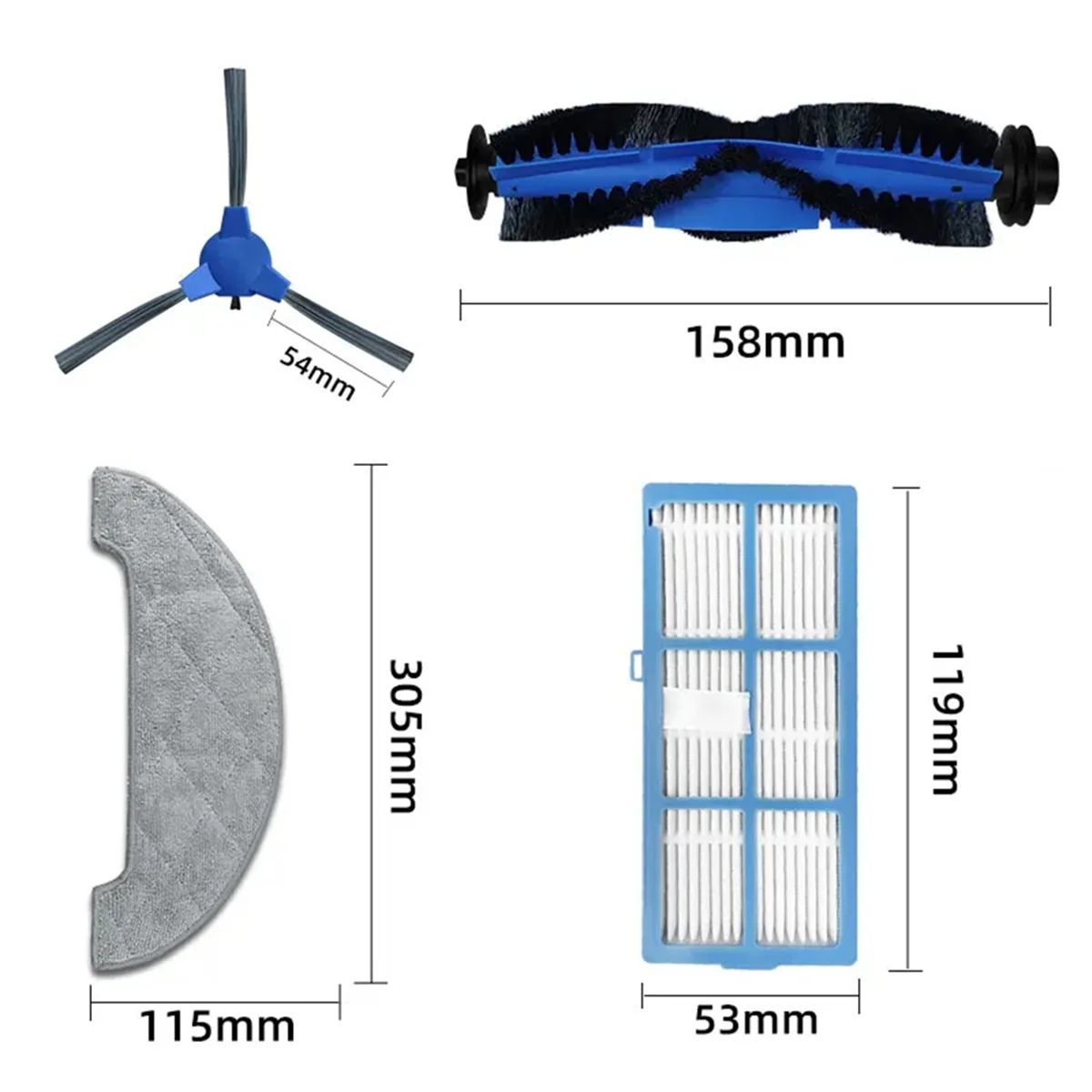 popular For Proscenic 850T / 850P Roller Side Brush Hepa Filter Mop Rag Robot Vacuum Cleaner Spare Parts Accessories 
popular For Proscenic 850T / 850P Roller Side Brush Hepa Filter Mop Rag Robot Vacuum Cleaner Spare Parts Accessories