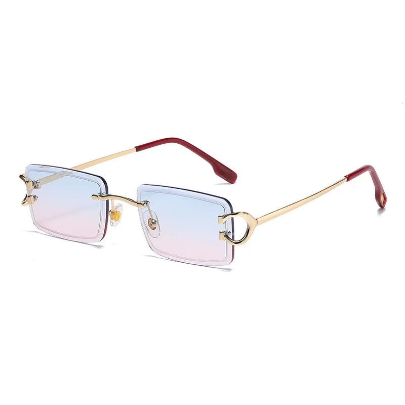 LAURINNY Blue Rimless Rectangle Sunglasses Men 2025 Brand Design Metal Square Sun Glasses Women Gradient Cut Lens Frameless UV
LAURINNY Blue Rimless Rectangle Sunglasses Men 2025 Brand Design Metal Square Sun Glasses Women Gradient Cut Lens Frameless UV