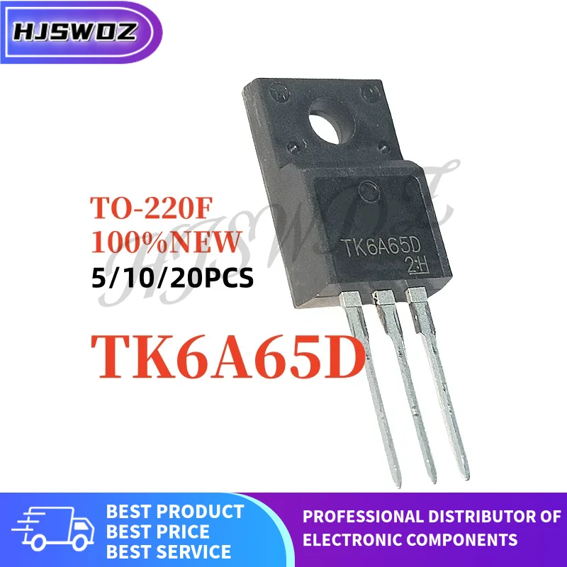 5-10-20 шт. TK6A65D K6A65D TO-220F 6A 650 В полевой МОП-транзистор Совершенно новый в наличии
5-10-20 шт. TK6A65D K6A65D TO-220F 6A 650 В полевой МОП-транзистор Совершенно новый в наличии