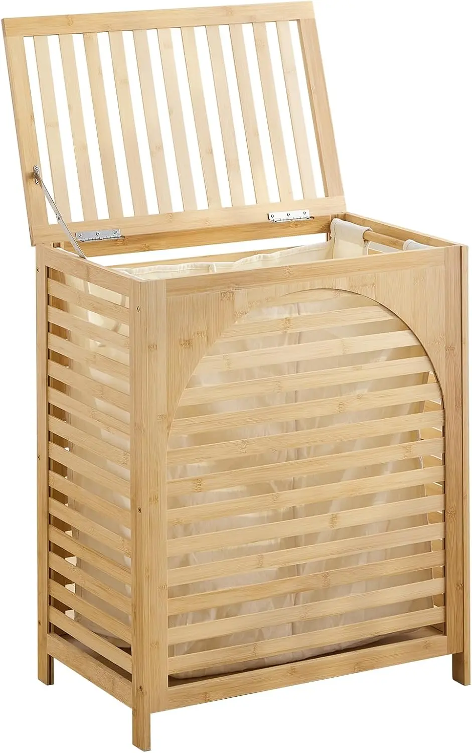 Laundry Hamper with Lid,Removable 2-Section Liner bag, Large Storage for Bath Towel, Sheets or Toys, Home (Natural)
Laundry Hamper with Lid,Removable 2-Section Liner bag, Large Storage for Bath Towel, Sheets or Toys, Home (Natural)