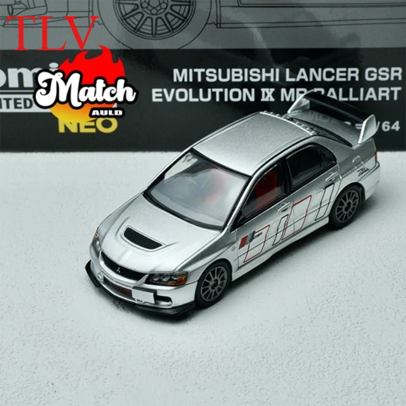 TLV evo9 model - 1:64 Mitsubishi Evolution RALV-N349b - Racing Art alloy replica car model collection - Boys' toy
TLV evo9 model - 1:64 Mitsubishi Evolution RALV-N349b - Racing Art alloy replica car model collection - Boys' toy