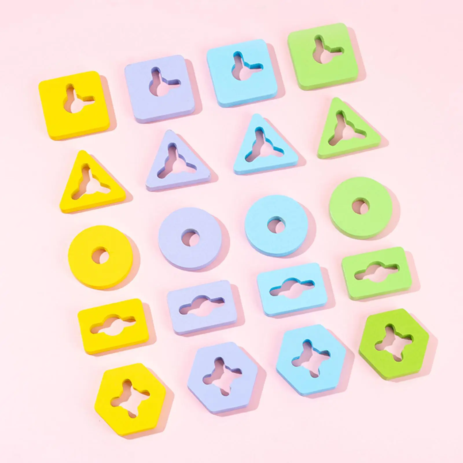 Geometric Stacker Wood Shape Color Recognition Montessori for Preschool
Geometric Stacker Wood Shape Color Recognition Montessori for Preschool