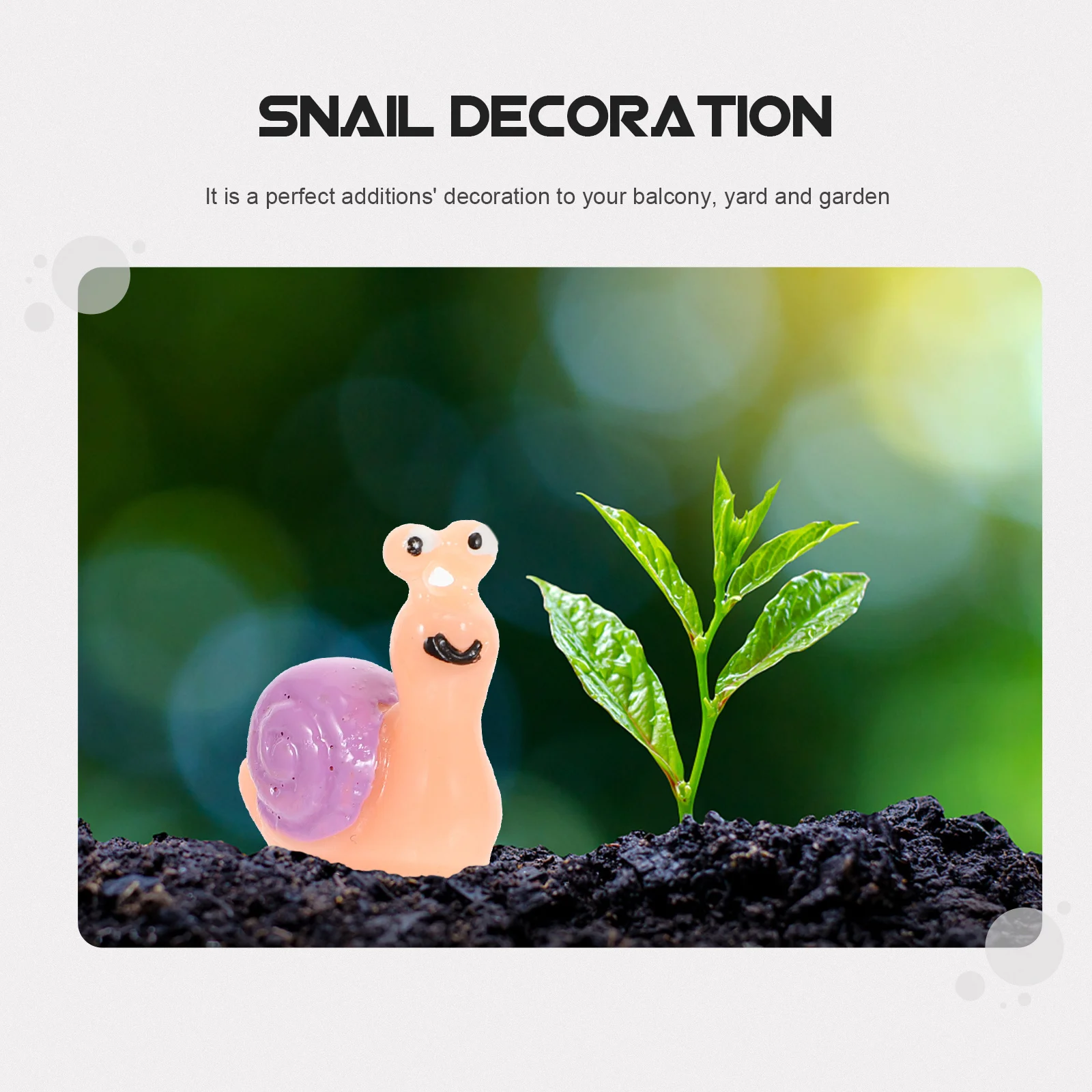 20Pcs Moss Snail Shape Durable Resin Ornament Garden Decor Mini Landscape Decoration Yard Balcony Desktop Adornments
20Pcs Moss Snail Shape Durable Resin Ornament Garden Decor Mini Landscape Decoration Yard Balcony Desktop Adornments