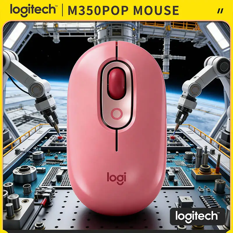 Портативная мышь Logitech M350 POP Bluetooth USB с на 90% меньшим уровнем шума, 18 месяцев работы от батареи, для дома, повседневного использования и путешествий
Портативная мышь Logitech M350 POP Bluetooth USB с на 90% меньшим уровнем шума, 18 месяцев работы от батареи, для дома, повседневного использования и путешествий