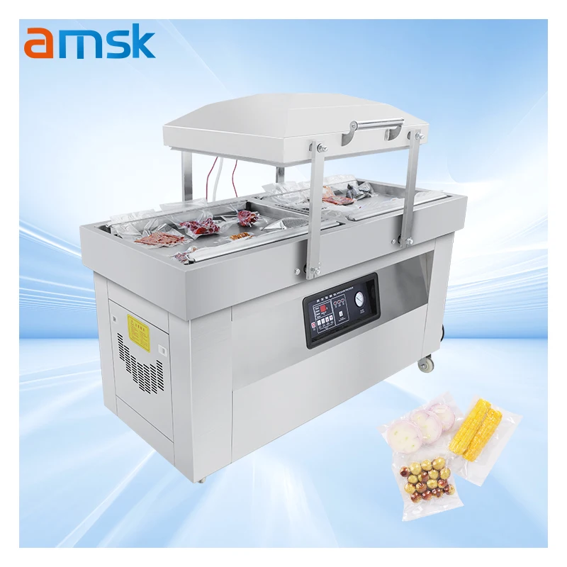 DZ-600 Automatic Sausage Meat Fresh Food Vacuum Bag Producers Double Chamber Fluted Price for Vacuum Packing Machine
DZ-600 Automatic Sausage Meat Fresh Food Vacuum Bag Producers Double Chamber Fluted Price for Vacuum Packing Machine