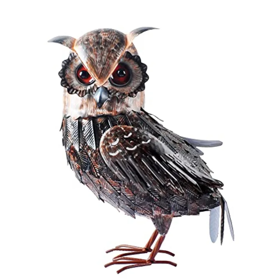 16.5" Metal Owl Statues Outdoor Garden Yard Art for Patio Backyard
16.5" Metal Owl Statues Outdoor Garden Yard Art for Patio Backyard