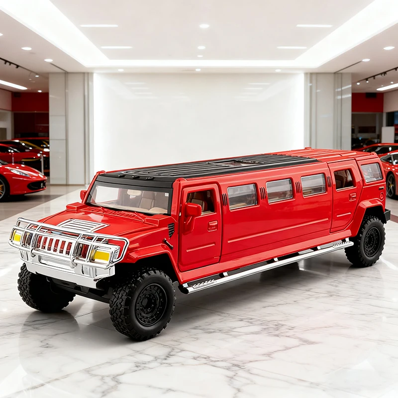 НОВЫЙ 1:32 Hummer H2 Модель из лимузинового сплава, игрушечный автомобиль, литье под давлением металла, звуковой и световой автомобиль, игрушки для детей, автомобиль
НОВЫЙ 1:32 Hummer H2 Модель из лимузинового сплава, игрушечный автомобиль, литье под давлением металла, звуковой и световой автомобиль, игрушки для детей, автомобиль