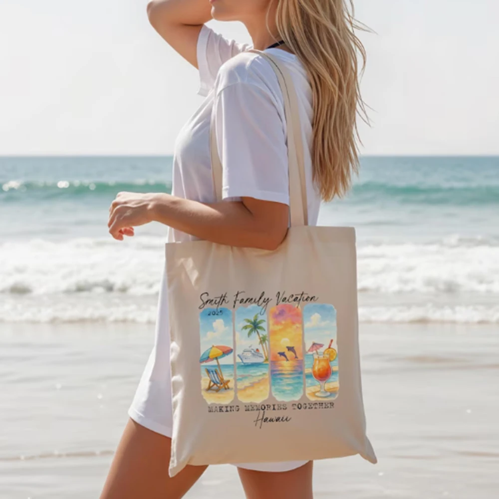 Custom Canvas Tote Bag Personalized Family Beach Vacation Matching Tote Bags For Friend Vacation Organizer
Custom Canvas Tote Bag Personalized Family Beach Vacation Matching Tote Bags For Friend Vacation Organizer