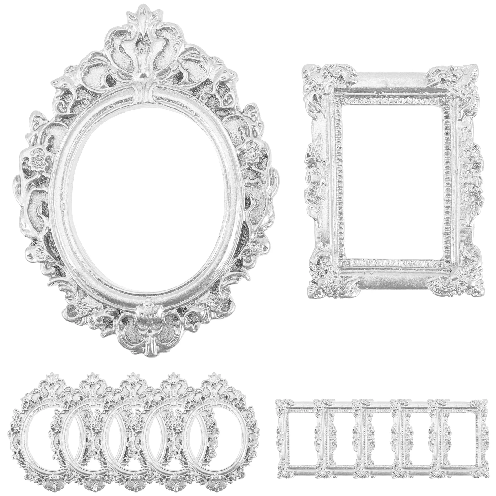 12 Pcs Display Stand Photo Frame Office Picture Retro Decor Resin Nail Decoration Small
12 Pcs Display Stand Photo Frame Office Picture Retro Decor Resin Nail Decoration Small