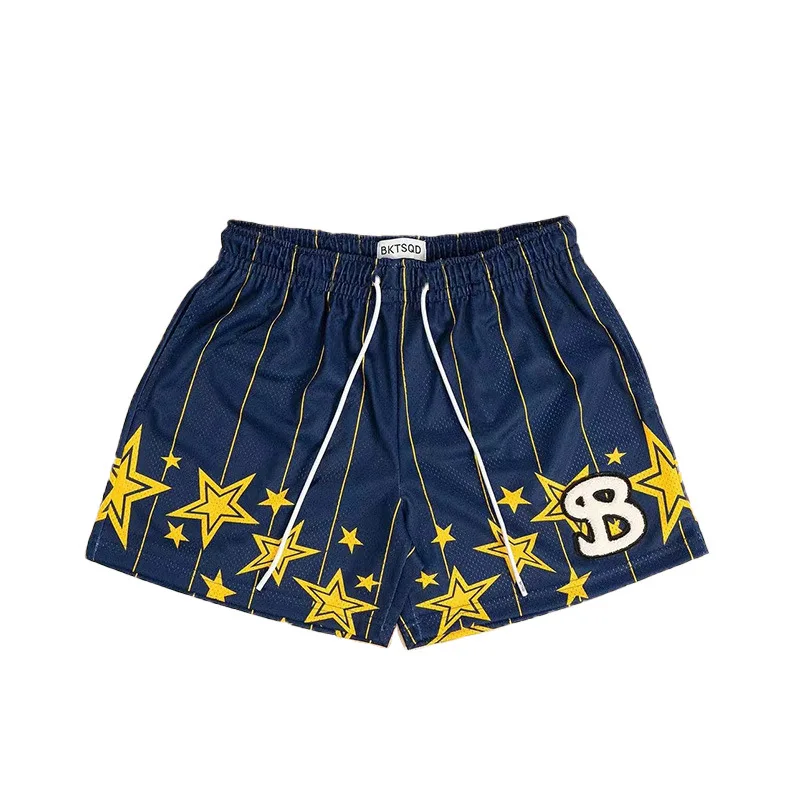 Summer new American trendy brand BKTSQD casual shorts men's mesh quick-drying breathable fitness basketball shorts
Summer new American trendy brand BKTSQD casual shorts men's mesh quick-drying breathable fitness basketball shorts