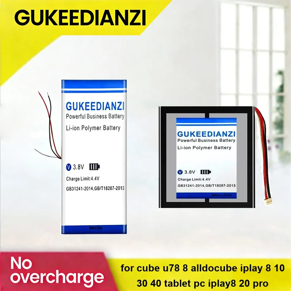 Tablet Battery Premium Replacement T1020 5100-9600mAh For Cube U78 8 For Alldocube Iplay 8 10 30 40 Tablet PC IPLAY8 20 Pro
Tablet Battery Premium Replacement T1020 5100-9600mAh For Cube U78 8 For Alldocube Iplay 8 10 30 40 Tablet PC IPLAY8 20 Pro