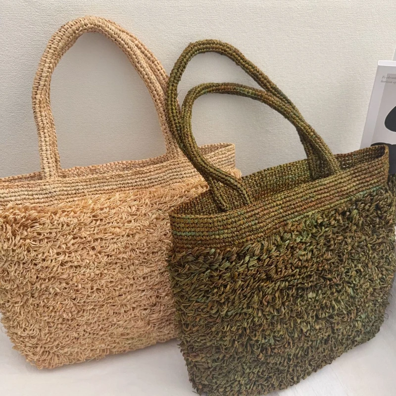 Raffia Hand-crocheted Shoulder Bag Luxury High-quality Women's Handbag Large Capacity Summer Beach Casual Vacation Bag
Raffia Hand-crocheted Shoulder Bag Luxury High-quality Women's Handbag Large Capacity Summer Beach Casual Vacation Bag