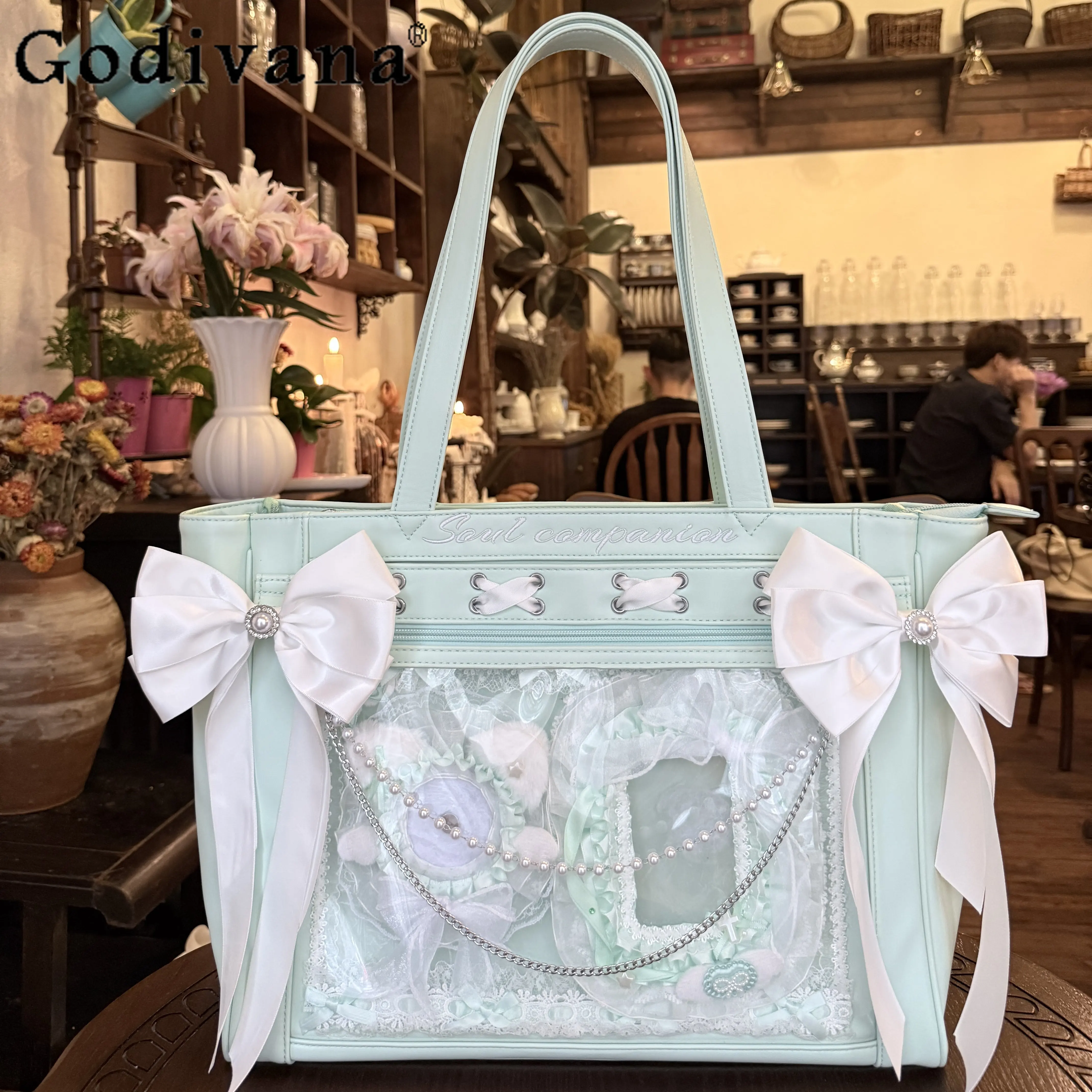Original Japanese Mine Pain Bag for Women 2026 New Sweet Girls Cute Bow Large Capacity Handbag Student Shoulder Messenger Bag
Original Japanese Mine Pain Bag for Women 2026 New Sweet Girls Cute Bow Large Capacity Handbag Student Shoulder Messenger Bag