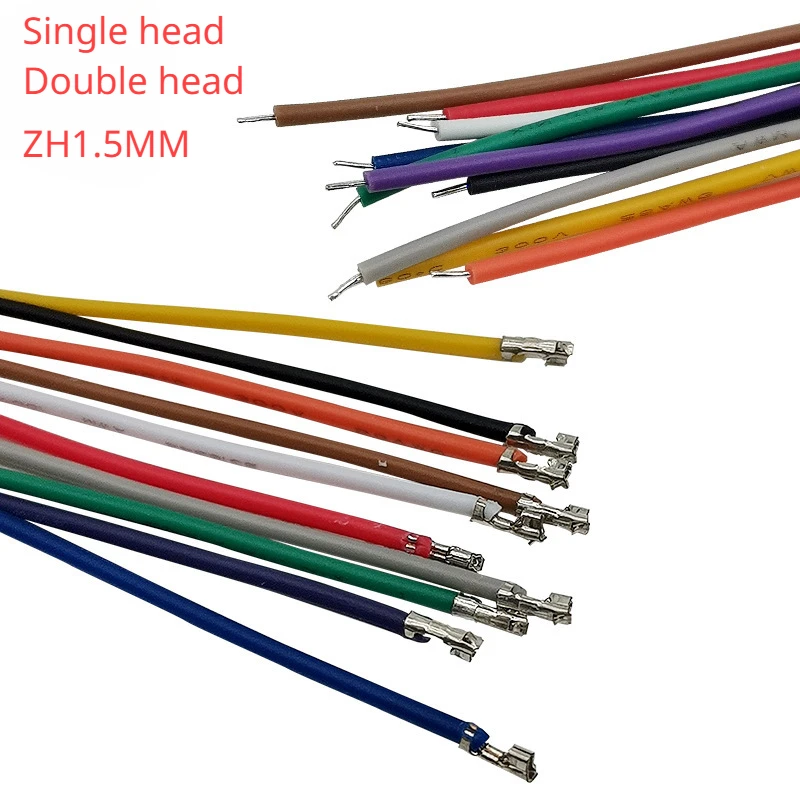 50Pcs/lot ZH1.5MM terminal line 100mm150mm 200mm electronic Wire Single head / double head Cable 28AWG
50Pcs/lot ZH1.5MM terminal line 100mm150mm 200mm electronic Wire Single head / double head Cable 28AWG
