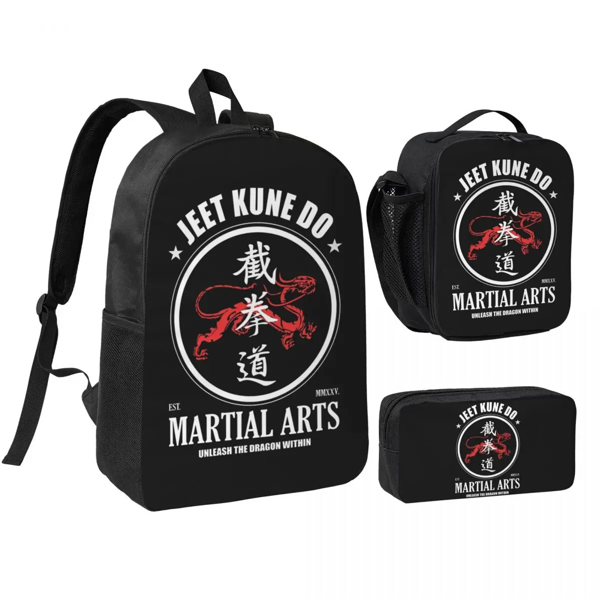 The Dragon Within Jeet Kune Do Dragon Power Backpack BookBag School Bag Shoulder Bags 3ps Insulated Lunch Bag Pencil Case
The Dragon Within Jeet Kune Do Dragon Power Backpack BookBag School Bag Shoulder Bags 3ps Insulated Lunch Bag Pencil Case